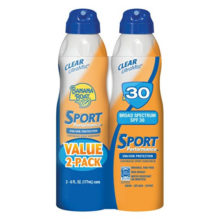 Banana Boat Ultramist SPF 30 Sport Performance Clear Twinpack, 12 Ounce