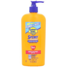 Banana Boat Sport SPF 50 Family Size Sunscreen Lotion, 12-Fluid Ounce