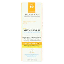 La Roche-Posay Anthelios 60 Ultra Light Sunscreen Fluid for Face, 1.7-Ounce Bottle